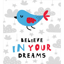 Believe in Your Dreams Bird Duvet Cover Set