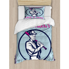 Retro Poster Art Like a Boss Duvet Cover Set