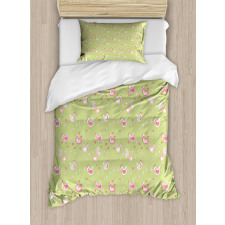 Chicken and Rooster Duvet Cover Set