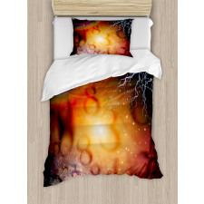 Universe and Electricity Duvet Cover Set