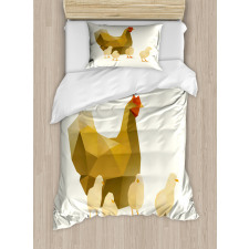 Polygonal Animal Art Duvet Cover Set