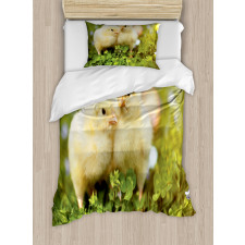 Baby Chickens Photo Duvet Cover Set