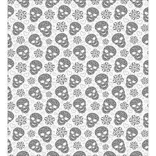 Abstract Skulls Duvet Cover Set