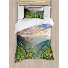 Autumn Outdoor Scene Duvet Cover Set