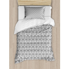 Monochrome Antique Ornate Duvet Cover Set