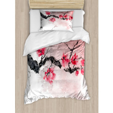 Watercolor Floral Art Duvet Cover Set