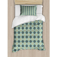 Mediterrenean Tile Inspired Duvet Cover Set