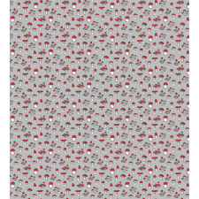 Amanita Fungus Pattern Duvet Cover Set