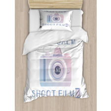 Shoot Film Camera Duvet Cover Set