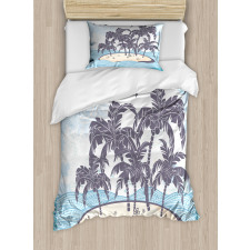 Hawaiian Island Duvet Cover Set