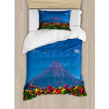 Midsummer Blue Skies Highland Duvet Cover Set