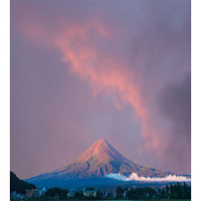 Sunrise Beams Volcanic Region Duvet Cover Set