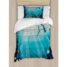 Underwater Elements Diver Duvet Cover Set