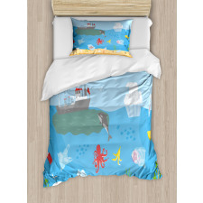 Save the Ocean Awareness Duvet Cover Set