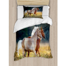 Horses Run Duvet Cover Set