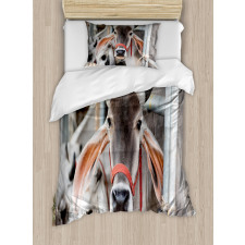 Cow Eating Grass Duvet Cover Set