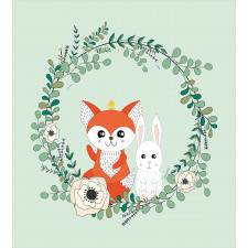 Friends Fox Rabbit Duvet Cover Set