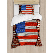 American National Flag Duvet Cover Set