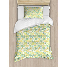 Dyed Eggs Pastel Tones Duvet Cover Set