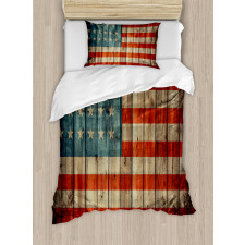 Old National Patriotic Duvet Cover Set