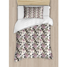 Nostalgic Floral Pattern Duvet Cover Set