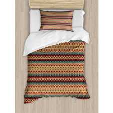 Aztec Line Pattern Duvet Cover Set