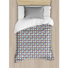 Nostalgic Groovy Rounds Duvet Cover Set