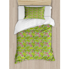 Turmeric Flower Blossom Duvet Cover Set