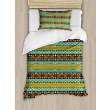 Tribal Art Pattern Duvet Cover Set