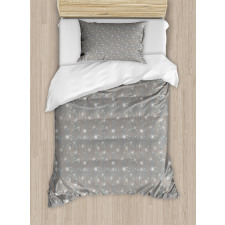 Dots Lines and Dandelions Duvet Cover Set