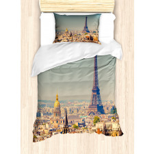 Cityscape of Paris Duvet Cover Set