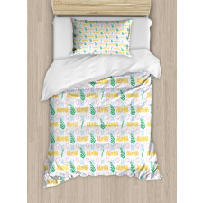 Aloha Colorful Exotic Summer Duvet Cover Set