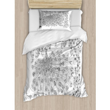 Blossoming Branch and Bird Duvet Cover Set