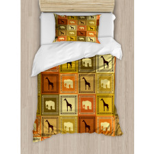 Animals Pattern Duvet Cover Set