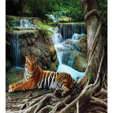 Indochina Tiger Banyan Tree Duvet Cover Set