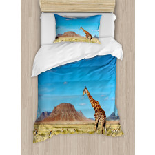 Savanna Giraffes Duvet Cover Set