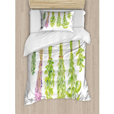 Hanged Beneficial Plants Dry Duvet Cover Set