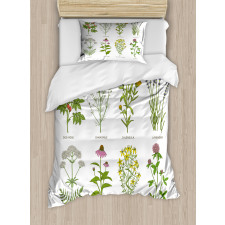 Natural Cosmetics Flowers Duvet Cover Set