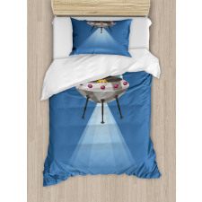 Spaceship Extraterrestrial Duvet Cover Set