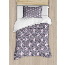 Bindweed Flower Bells Design Duvet Cover Set