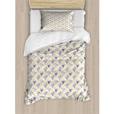 Stripey Hearts and Fish Duvet Cover Set