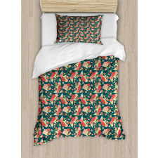 Cartoon Surreal Shapes Duvet Cover Set