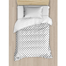 Number in Minimal Style Duvet Cover Set