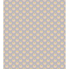 Abstract Geometric Flower Duvet Cover Set