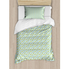 Cartoonish Daffodils Duvet Cover Set