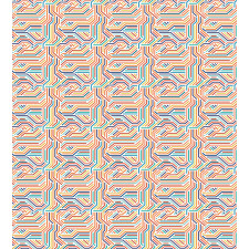 Contemporary Vivid Stripes Duvet Cover Set
