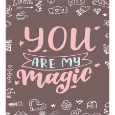 You are My Magic Outline Duvet Cover Set