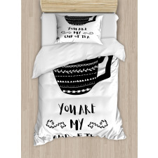 You are My Cup of Tea Duvet Cover Set