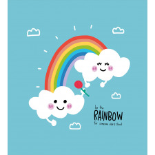 Be Rainbow Someone Saying Duvet Cover Set