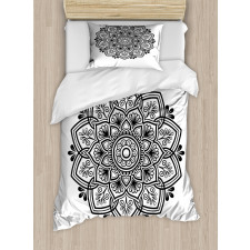 Flora Damask Oriental Motif Duvet Cover Set